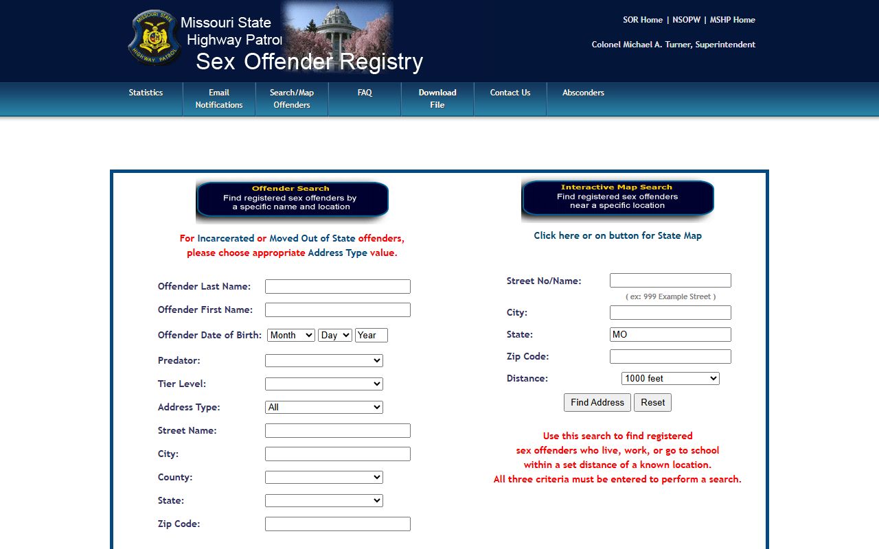 Vernon County court records compared with Missouri sex offender registry search