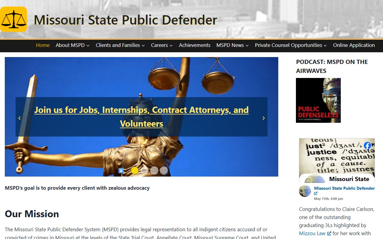 Vernon County criminal court records and statewide Missouri Public Defender resource